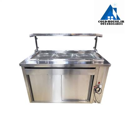 کانتر گرم گازی و برقی 120 سانتی
