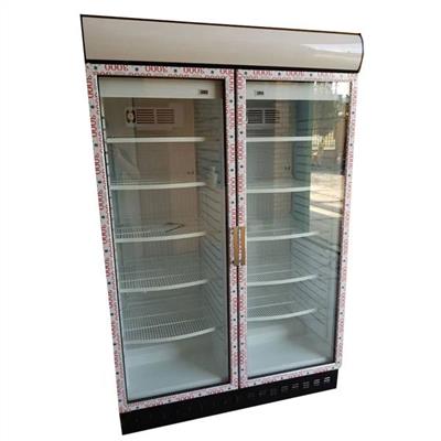 یخچال سوپرمارکت دو درب 120 سانتی