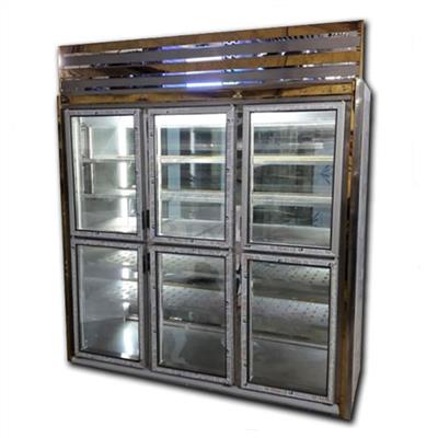 یخچال سوپرمارکت شش درب دو طرف نما